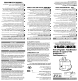 Black & Decker JE1200 User manual