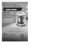 Black and Decker Appliances Lids Off JW250 User manual