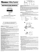 Black & Decker Master Mechanic TV700 User manual