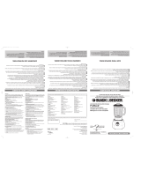 Black & Decker MTB500 User manual