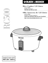 Black & Decker RC600 User manual