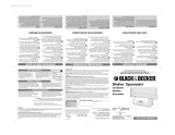 Black & Decker SLIMLINE EC700 User manual