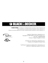 Black & Decker RTS500 User manual