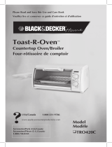Black & Decker Toast-R-Oven TRO420C User guide