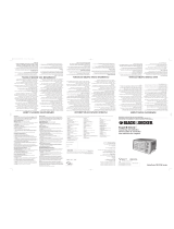 Black & Decker TOAST-R-OVENTM TRO700 User manual