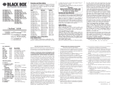 Black Box LMC100A-SMLC User manual