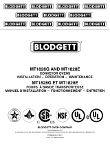 Blodgett MT1828G User manual