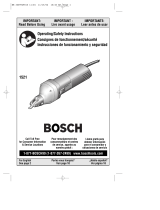 Bosch Power Tools 1521 User manual