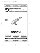 Bosch 1853-5 User manual