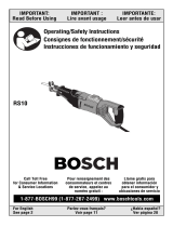 Bosch Power Tools RS10 User manual