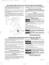 Bosch 3455-01 User manual