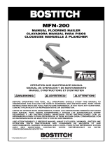Bostitch MFN-200 User manual