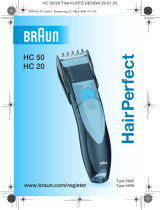 Braun HC50,  HC20 User manual