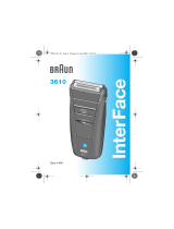 Braun 3610, InterFace User manual