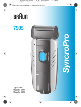 Braun Shaver 7505 SyncroPro Solo Shaver User manual