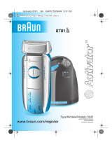 Braun 8781, Activator User manual