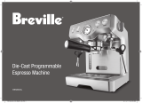 Breville DIE-CAST PROGRAMMABLE ESPRESSO MACHINE User manual