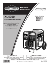 Briggs & Stratton XL4000 User manual