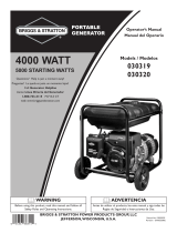 Briggs & Stratton 030319-0 User manual