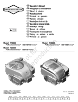 Briggs & Stratton 110000 Professional 775 Series User manual