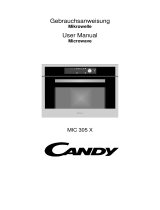 Candy MIC 305 X User manual