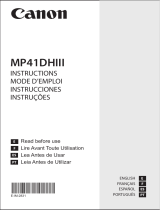 Canon MP41DHIII GB Owner's manual