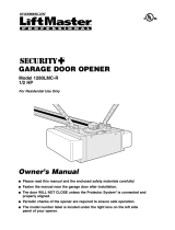 Chamberlain LiftMaster Professional Security+ 1280LMC-R User manual