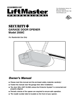 Chamberlain LiftMaster Security+ 2500C User manual