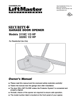 Chamberlain 3220C 1/2 HP User manual