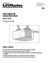 Chamberlain LiftMaster Professional Security+ 3575C User manual