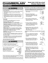 Chamberlain SECURITY 940-315CB User manual