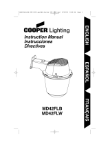 Cooper Lighting MD42FLW User manual