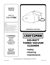 Craftsman 113.177980 User manual