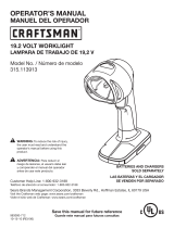 Craftsman 19.2-Volt Light Owner's manual