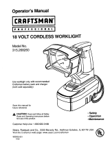 Craftsman 315.268260 User manual