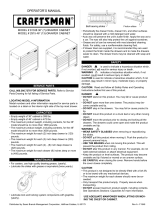 Craftsman 7-Drawer Owner's manual