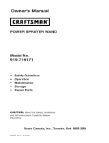 Craftsman 919.716171 User manual