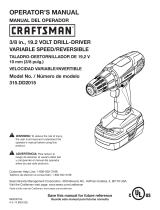 Craftsman 315.DD2015 User manual