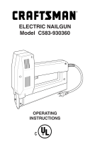 Craftsman C583-930360 User manual