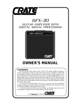 Crate Amplifiers GFX-30 User manual