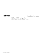 Dacor EF36LNBSS User manual