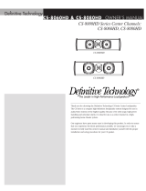 Definitive Technology CS-8000HD Serie User manual