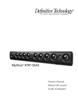 Definitive Technology MYTHOS XTR-SSA5 User manual