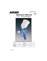 DeVilbiss SB-E2-360-J User manual