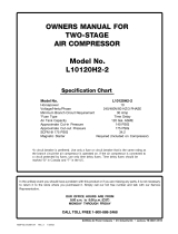 DeVillbiss Air Power Company MGP-SL10120H-2A User manual