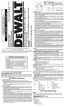 DeWalt DWD110K User manual