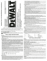 DeWalt DW130V User manual