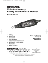 Dremel MultiPro 275T6 User manual