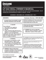 Ducane Ducane Meridian 24 inch 3-burner LP User manual