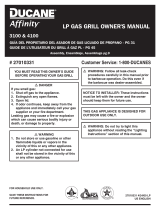 Ducane Duacne Affinity LP Gass Grill 3100 User manual